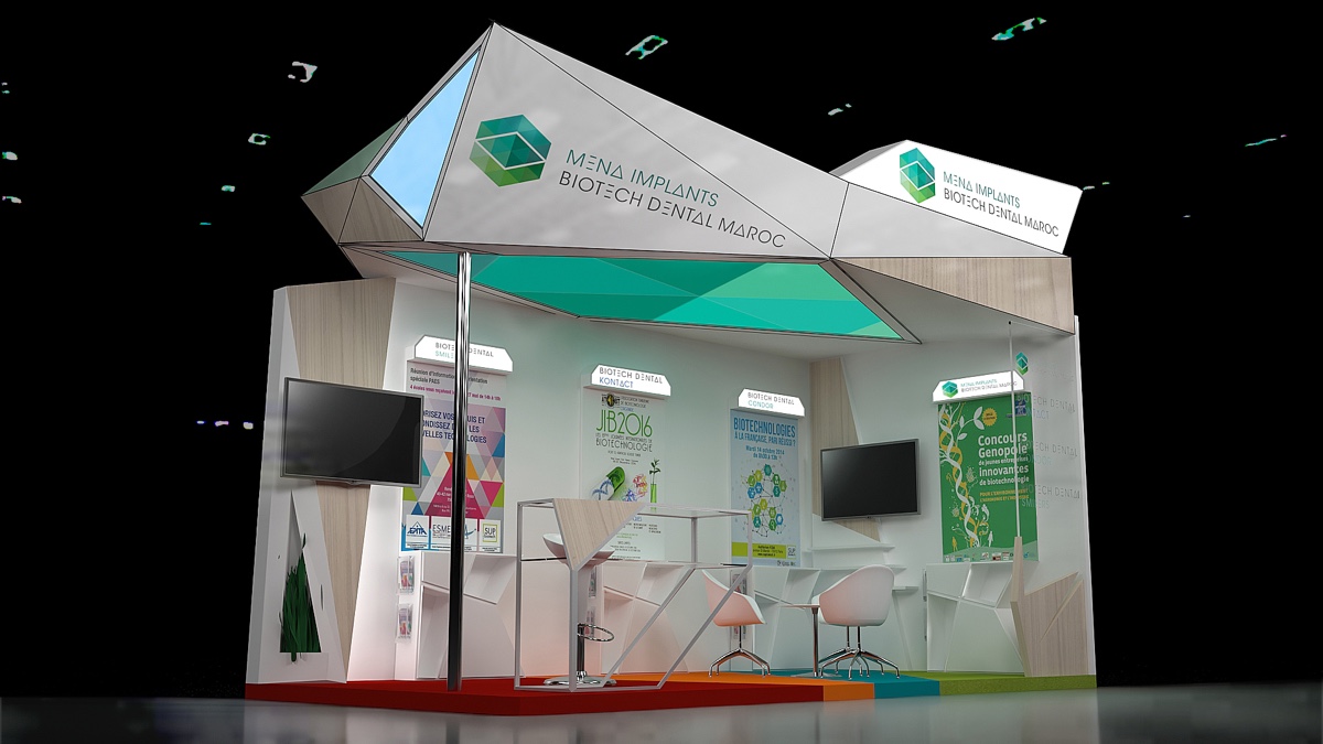 Custom Wooden Architectural Exhibition Stand